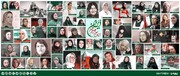 تصویر زنان بر  دیوارنگاره میدان ولیعصر(عج)