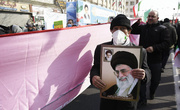 گزارش تصویری از راهپیمایی ۲۲ بهمن در تهران