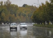 بارش باران، باد و گرد و خاک در نقاط مختلف کشور